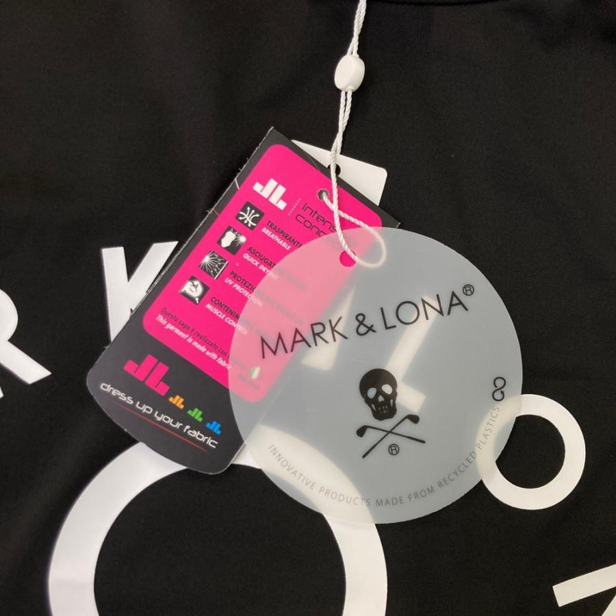 新品】MARK&LONA マークアンドロナ ハイネック長袖Tシャツ ブラック系