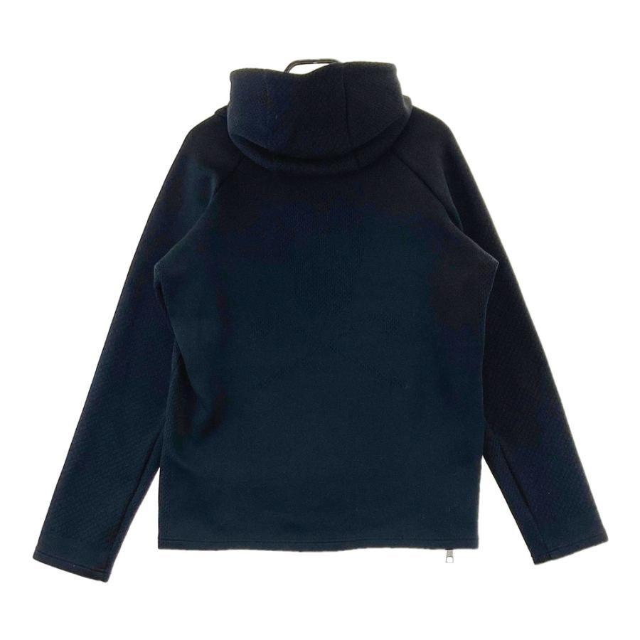 MARK&LONA ゴルフ ハーフジップ プルオーバー ブラック サイズ48 MARK&LONA マークアンドロナ ハーフジップ ニットパーカー ブラック系