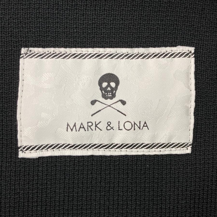 MARK&LONA マークアンドロナ ハーフジップ ニットパーカー ブラック系