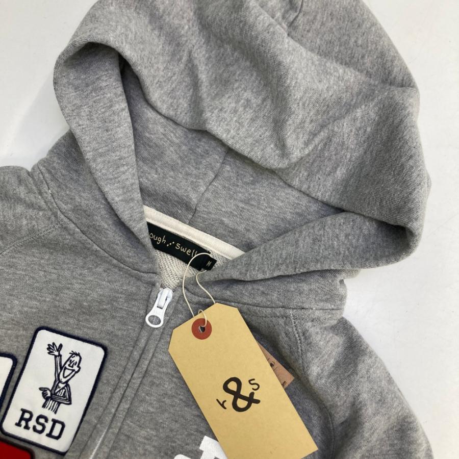 新品】ROUGH&SWELL ラフアンドスウェル ジップパーカー グレー系 M