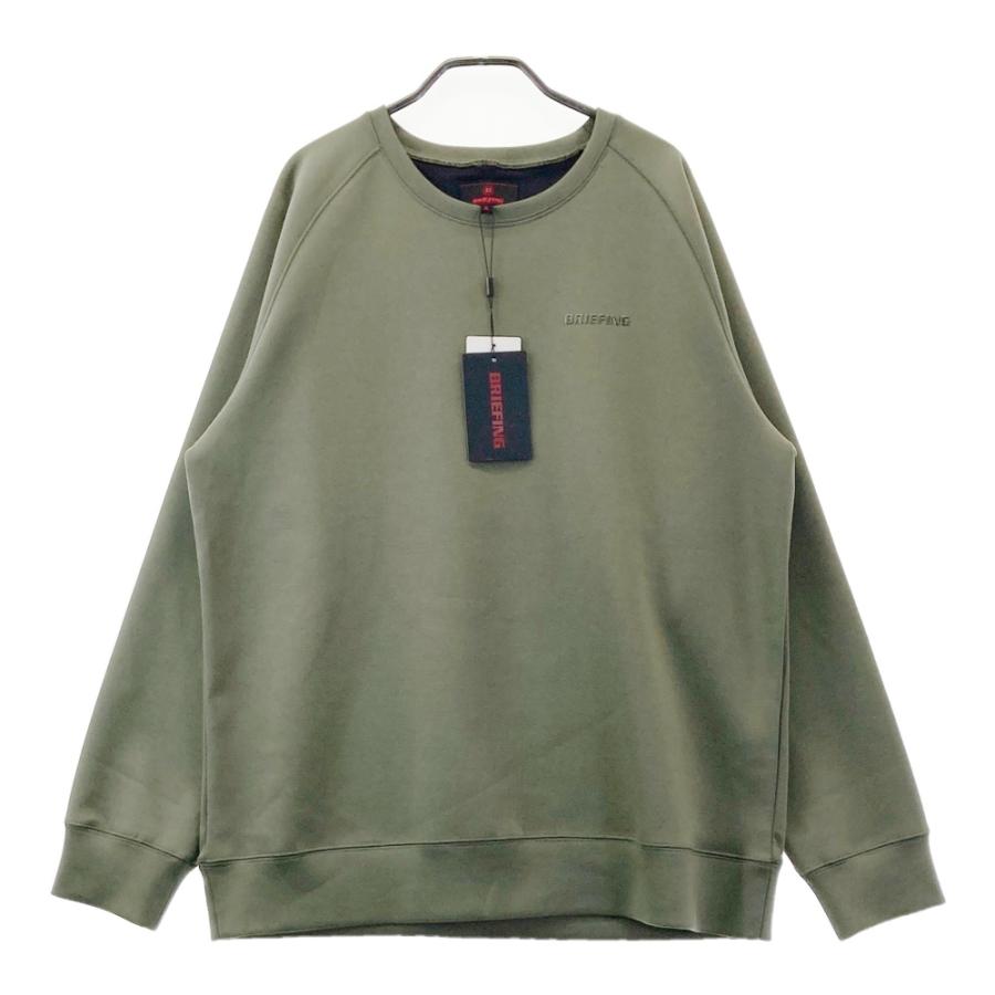 【美品】ブリーフィング トレーナー　XLサイズ 新品】BRIEFING GOLF ブリーフィング スウェット トレーナー カーキ系