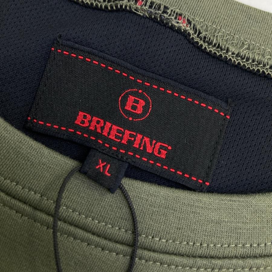 新品】BRIEFING GOLF ブリーフィング スウェット トレーナー カーキ系