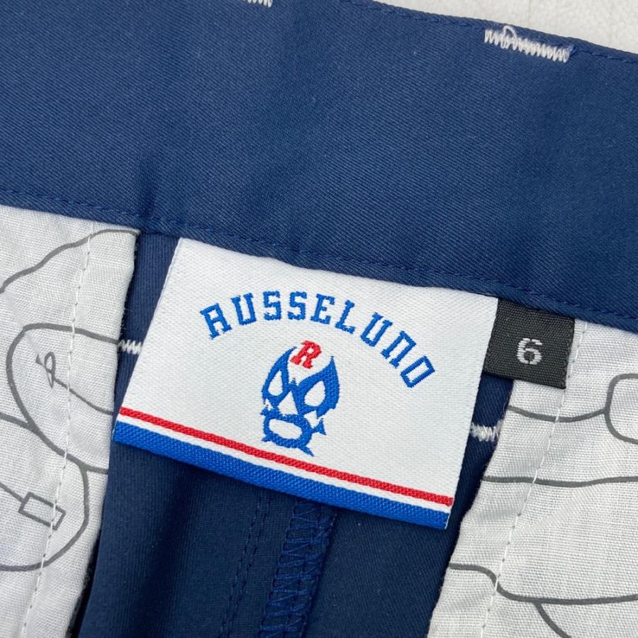 RUSSELUNO ラッセルノ ロングパンツ ルチャ ネイビー系 6 ゴルフウェア