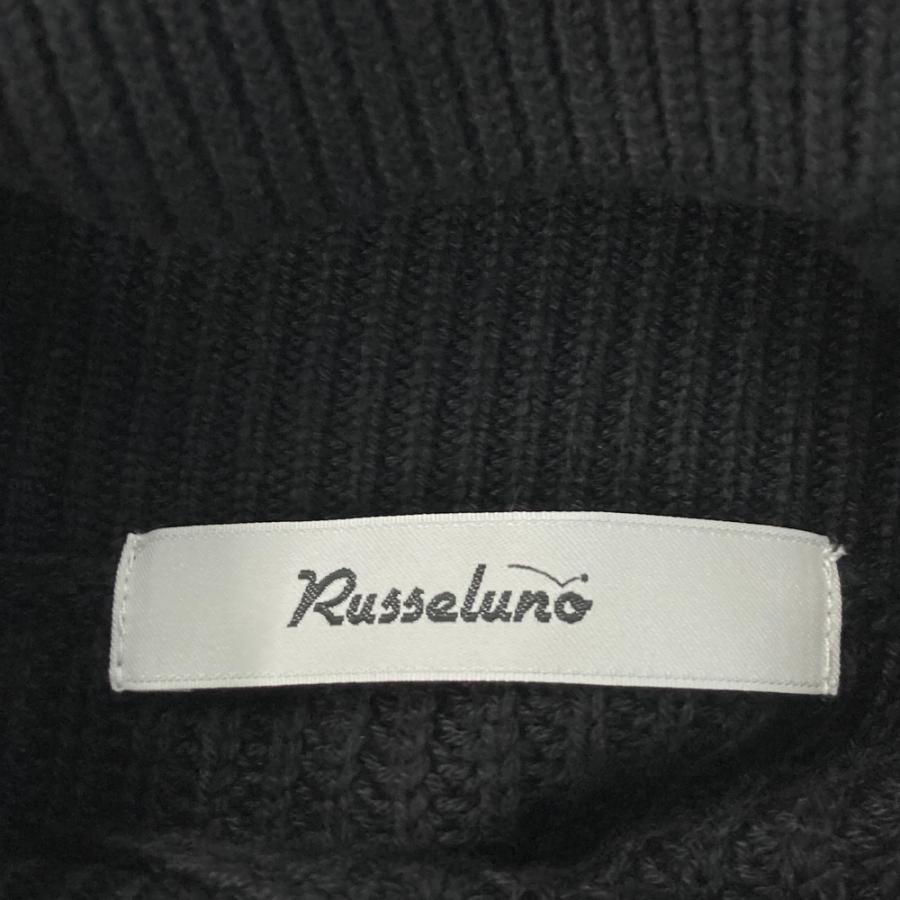 RUSSELUNO ラッセルノ タートルネック ニットセーター ルチャ ブラック