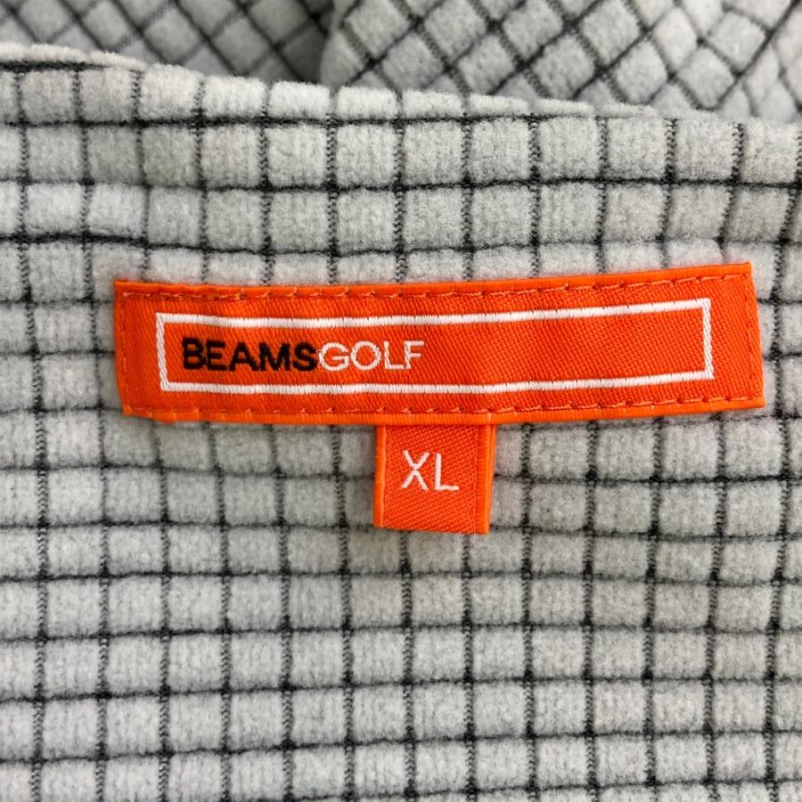 サイズ：XL BEAMS GOLF ビームスゴルフ  ジップベスト  グレー系 [240101697965] ゴルフウェア メンズ ストスト BEAMS GOLF（ビームス ゴルフ） ジップベスト グレー系 XL ゴルフ