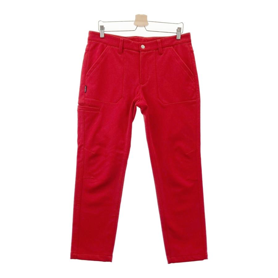 Jack Bunny!! ゴルフ メンズパンツ 裏起毛 JACK BUNNY ジャックバニー 裏起毛 ストレッチパンツ レッド系 5