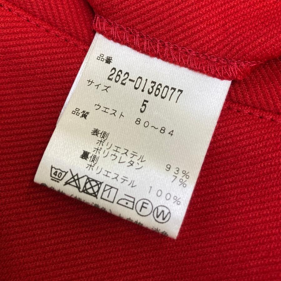 JACK BUNNY ジャックバニー 裏起毛 ストレッチパンツ レッド系 5