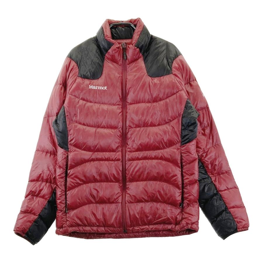 MARMOT マーモット 長袖ジップダウンジャケット レッド系 M メンズ 