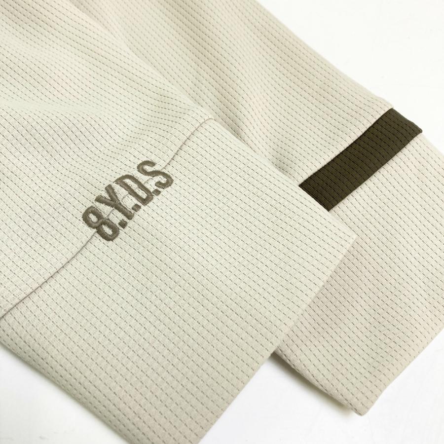 8YARDS ハチヤーズ 長袖ポロシャツ ベージュ系 XL ゴルフウェア メンズ