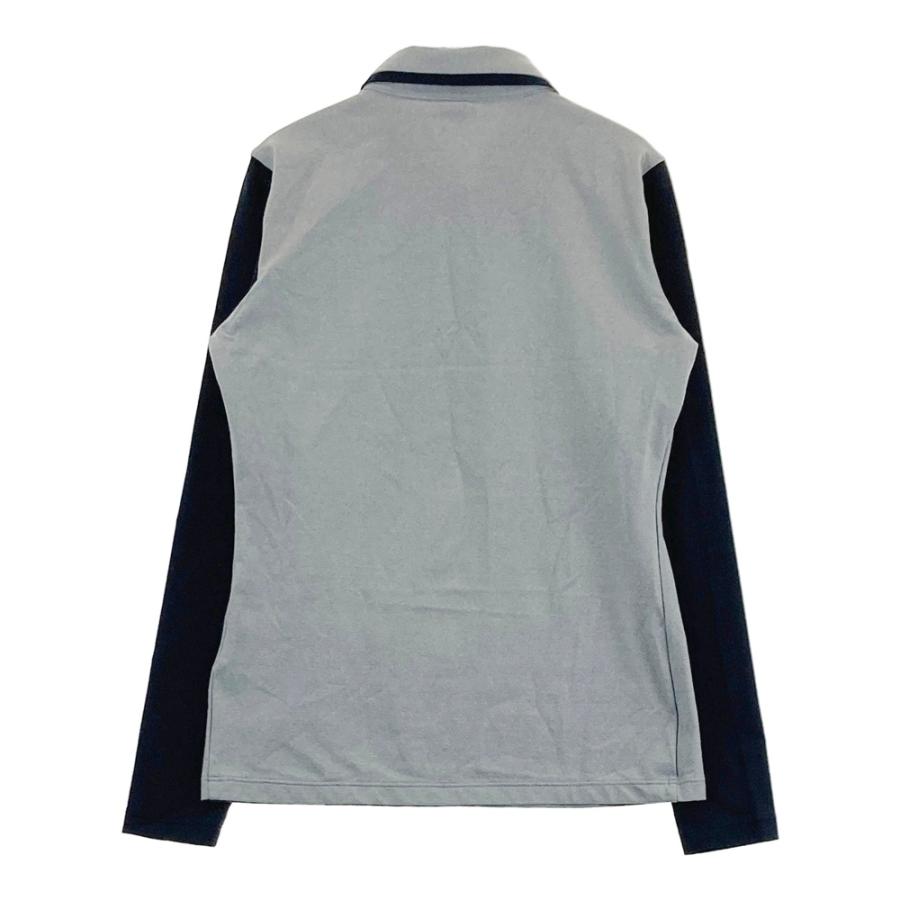 DESCENTE GOLF デサントゴルフ 長袖ポロシャツ グレー系 S ゴルフ 