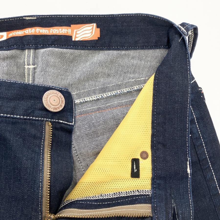 HYOD ヒョウドウ デニムパンツ SPORTS DENIM ネイビー系 33 バイク