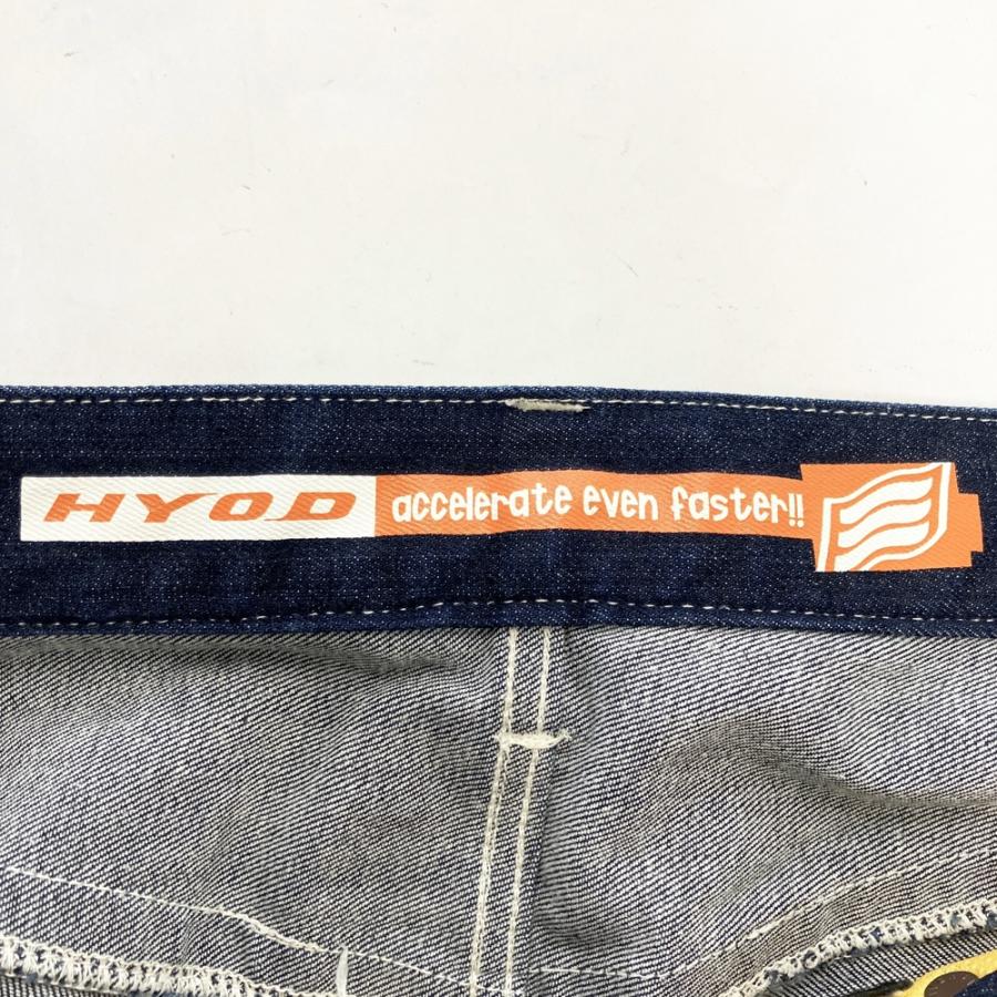 HYOD ヒョウドウ デニムパンツ SPORTS DENIM ネイビー系 33 バイク