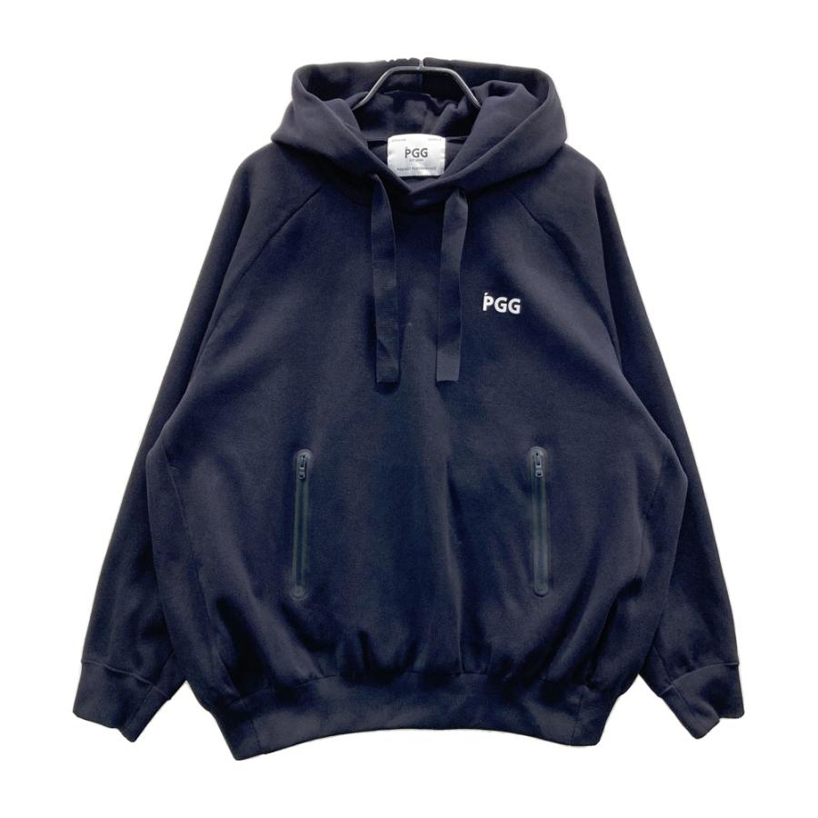 PGG PEARLY GATES パーリーゲイツ ニットパーカー ネイビー系 L ゴルフ
