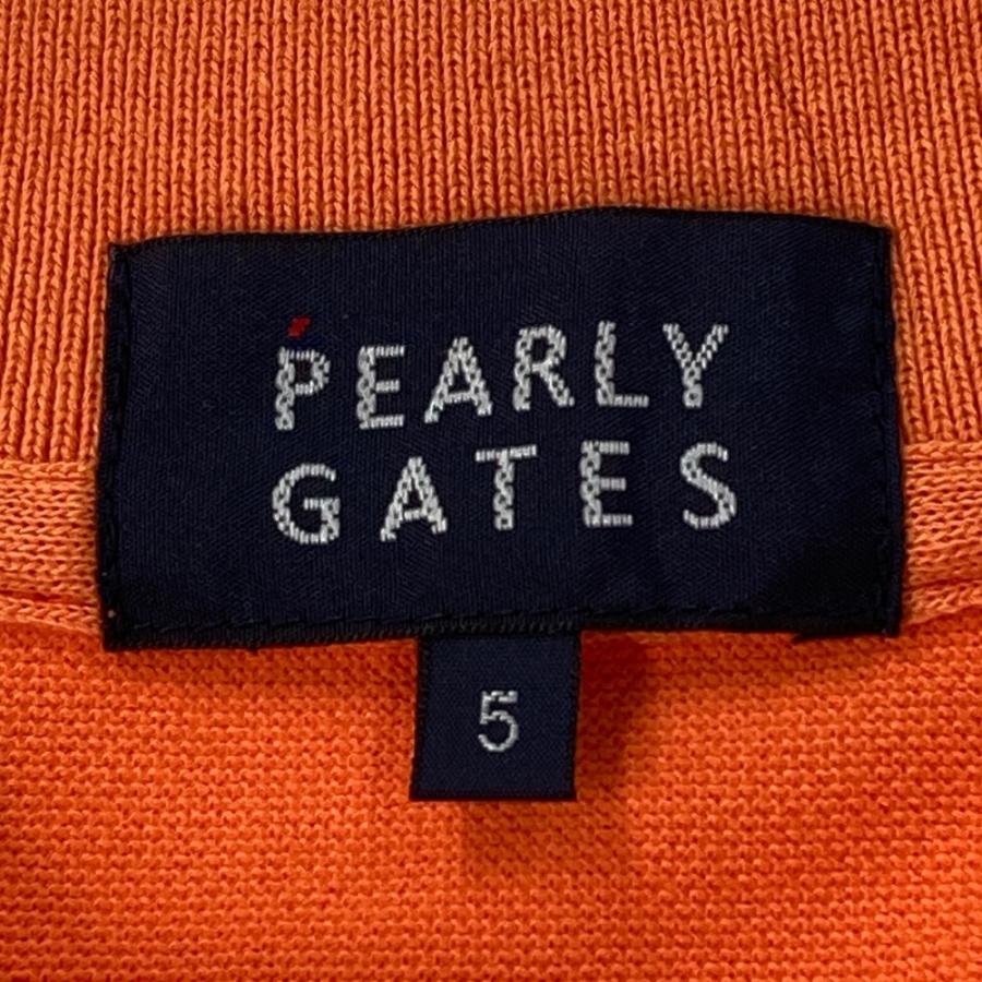 PEARLY GATES（パーリーゲイツ） 半袖ポロシャツ オレンジ系 5 ゴルフ