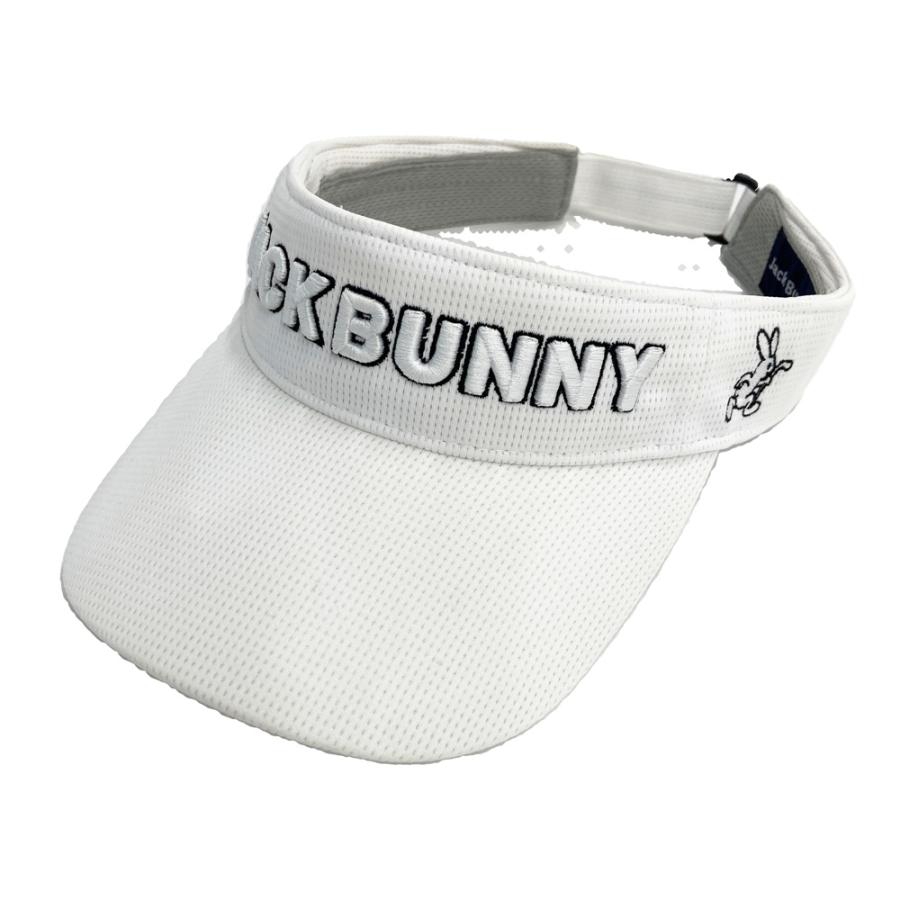 JACK BUNNY ジャックバニー サンバイザー ホワイト系 FR ゴルフウェア 