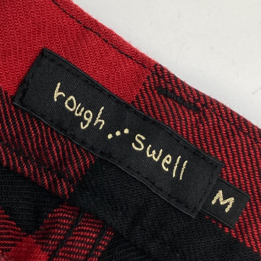 ROUGH&SWELL ラフアンドスウェル ストレッチパンツ チェック柄 レッド
