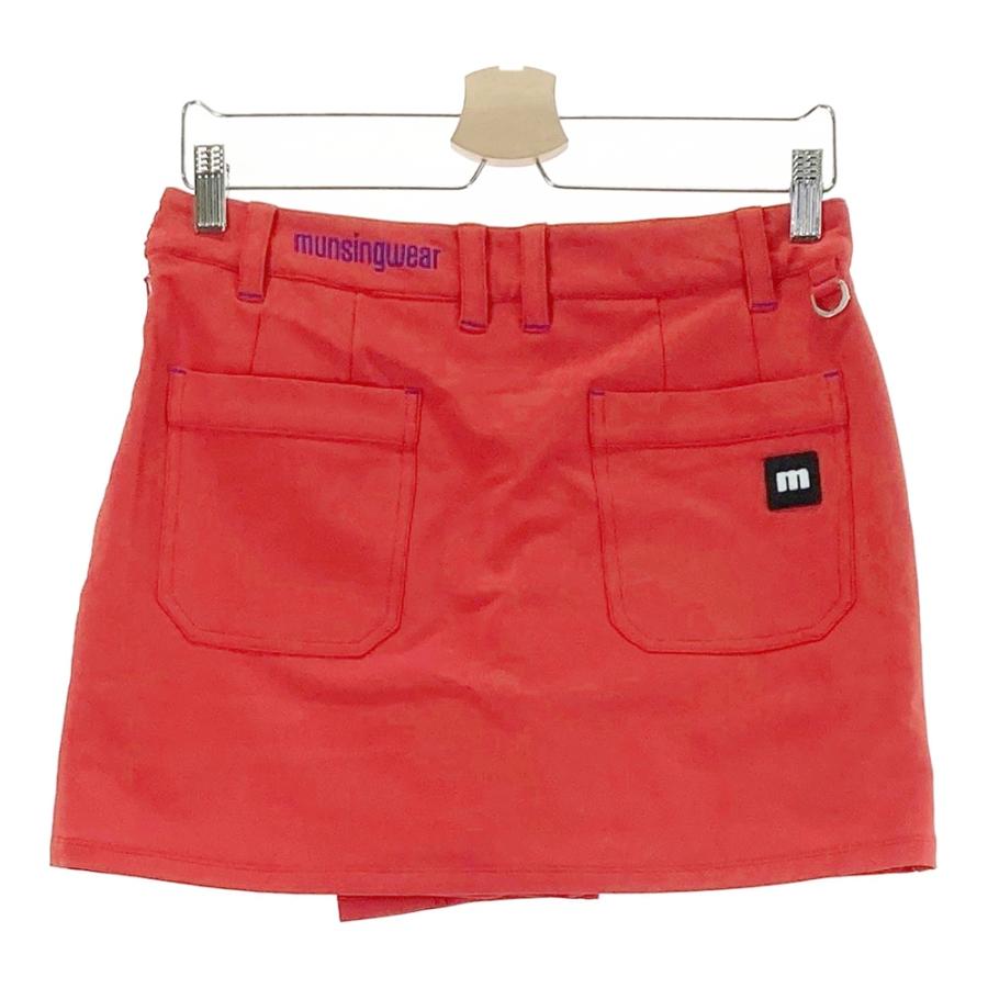マンシングウェア　ゴルフ用スカート ゴルフ　スカート　レディース　赤　S 美品 Munsingwear（マンシングウェア） インナー付き スカート レッド系 9