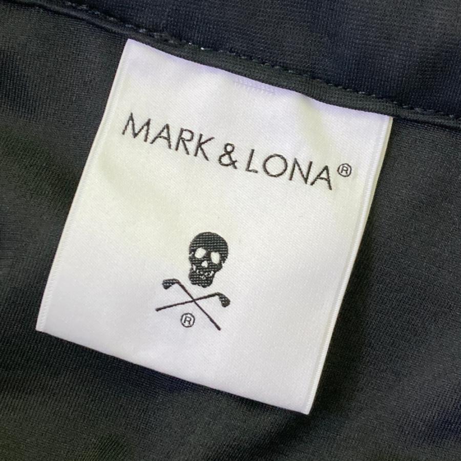 MARK&LONA（マークアンドロナ） スウェットスカート ロゴ総柄 グレー系
