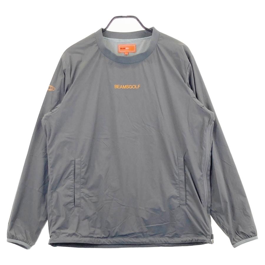 BEAMS GOLF ビームスゴルフ プルオーバー グレー系 L ゴルフウェア