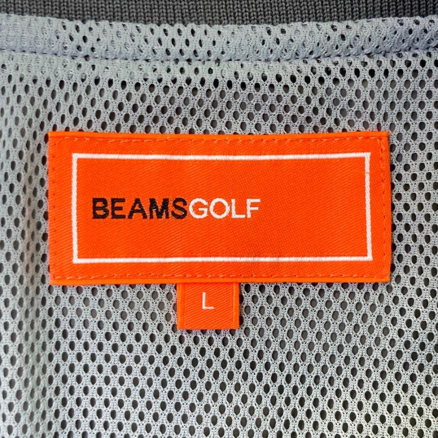 BEAMS GOLF ビームスゴルフ プルオーバー グレー系 L ゴルフウェア