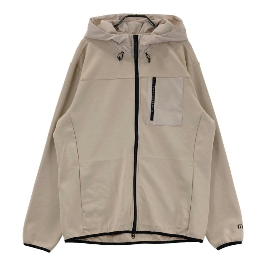 新品 トラヴィスマシュー 長袖 パーカー ジップアップ ベージュ Mサイズ TRAVIS MATHEW トラビスマシュー 長袖ジップパーカー ベージュ系 XL