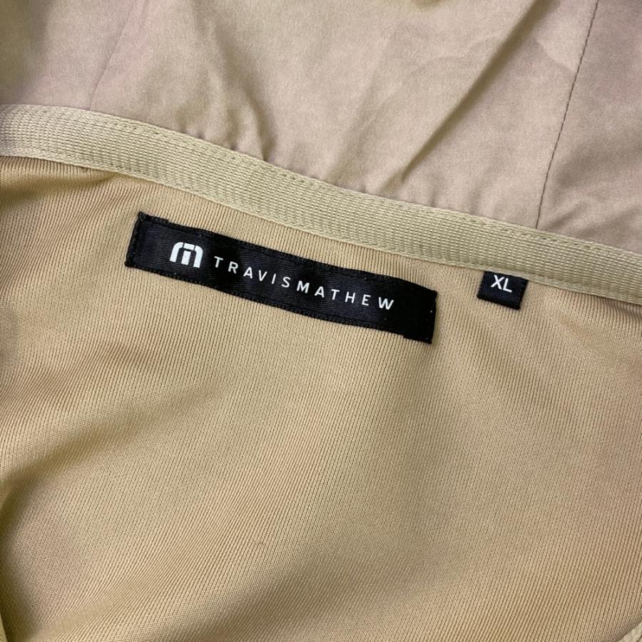 新品 トラヴィスマシュー 長袖 パーカー ジップアップ ベージュ Mサイズ TRAVIS MATHEW トラビスマシュー 長袖ジップパーカー ベージュ系 XL