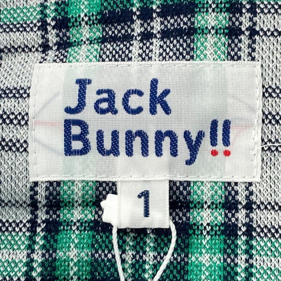 新品】JACK BUNNY ジャックバニー 半袖ワンピース チェック柄 グリーン