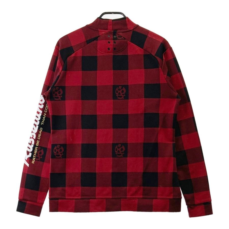 RUSSELUNO ラッセルノ ハイネック長袖Tシャツ ルチャ チェック柄