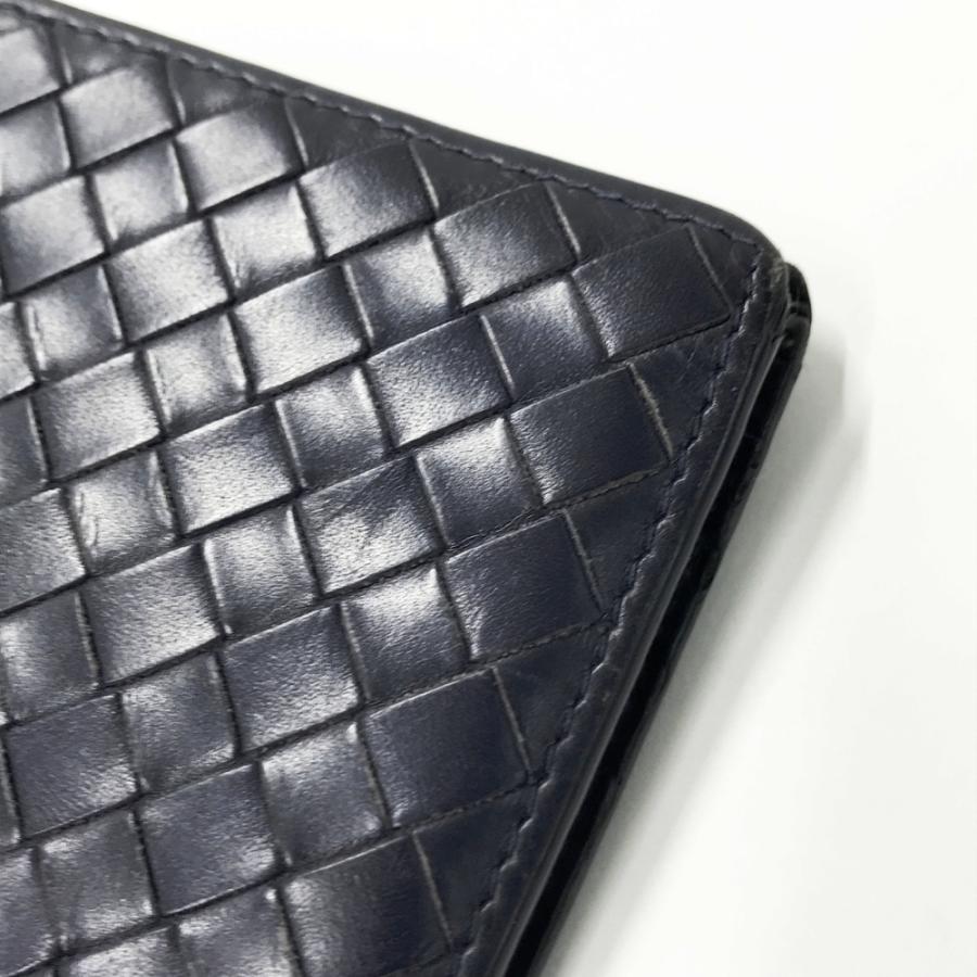 BOTTEGA VENETA ボッテガ ヴェネタ イントレチャート 二つ折り財布