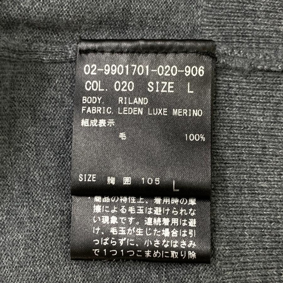 theory セオリー ニット セーター グレー系 L メンズ : ブランド古着