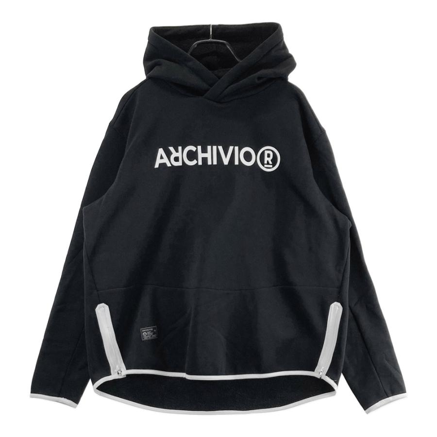 ARCHIVIO アルチビオ パーカー 裏起毛 ブラック系 50 ゴルフウェア 