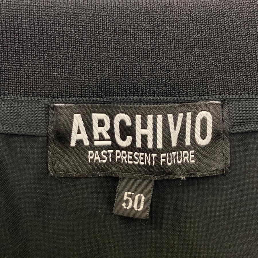 ARCHIVIO アルチビオ プルオーバー ブラック系 50 ゴルフウェア メンズ