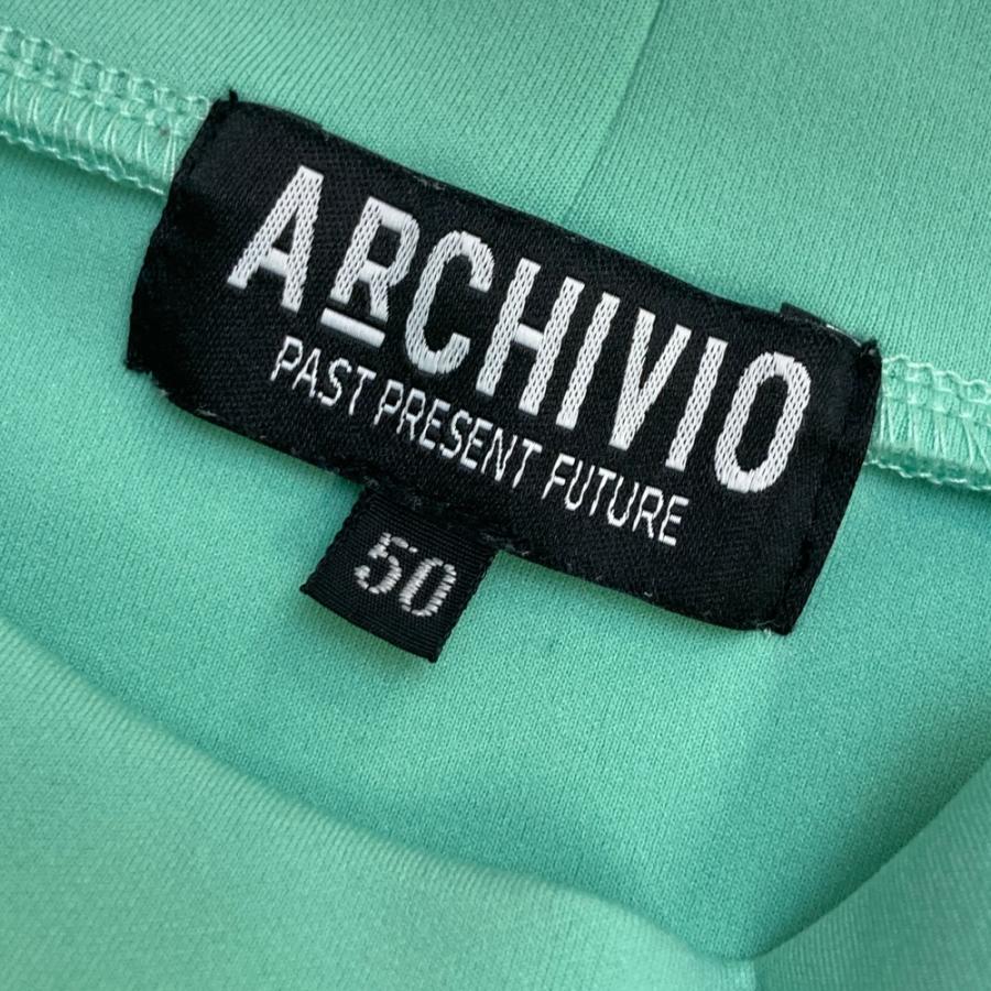 ARCHIVIO アルチビオ 長袖ハイネックTシャツ ブルー系 50 ゴルフウェア