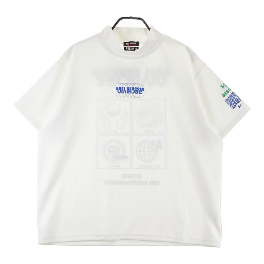 ARCHIVIO アルチビオ NOEL REUSSIR 半袖ハイネックTシャツ ホワイト系