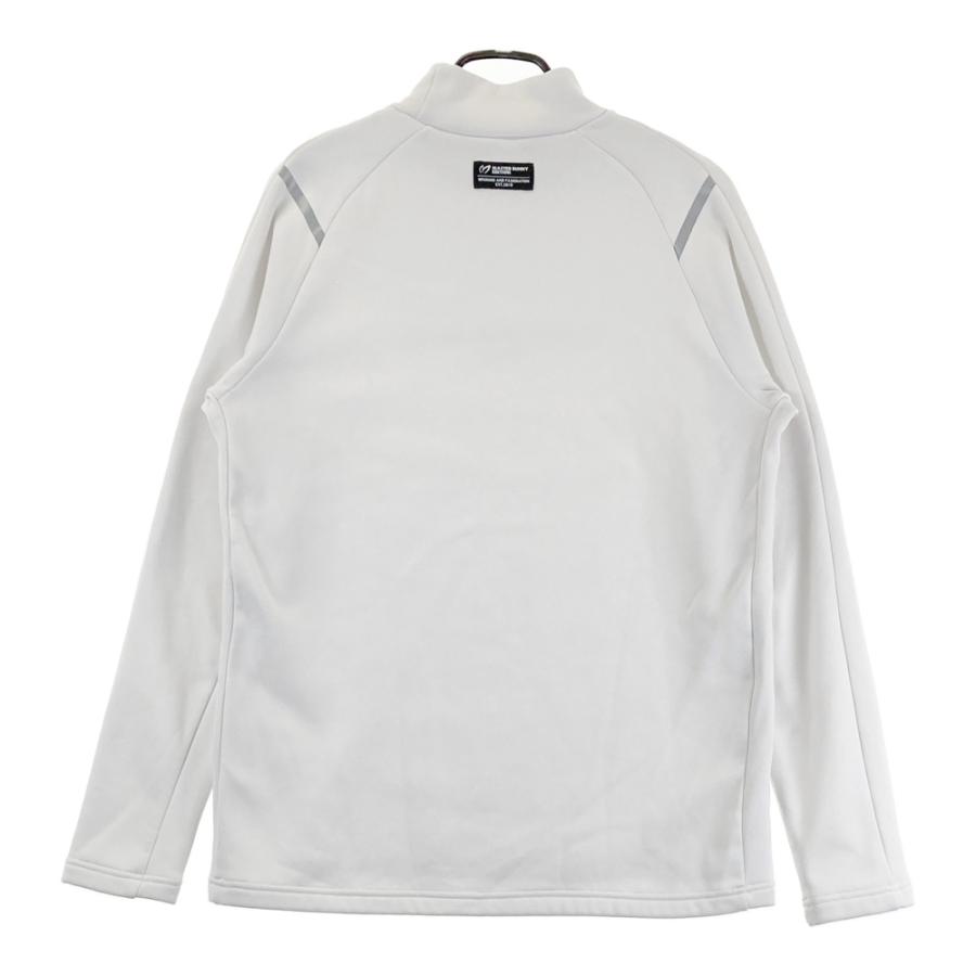 サイズ：6 MASTER BUNNY EDITION マスターバニーエディション  ハイネック 長袖Tシャツ  ホワイト系 [240101450697] ゴルフウェア メンズ ストスト MASTER BUNNY EDITION マスターバニーエディション 長袖ハイネックT