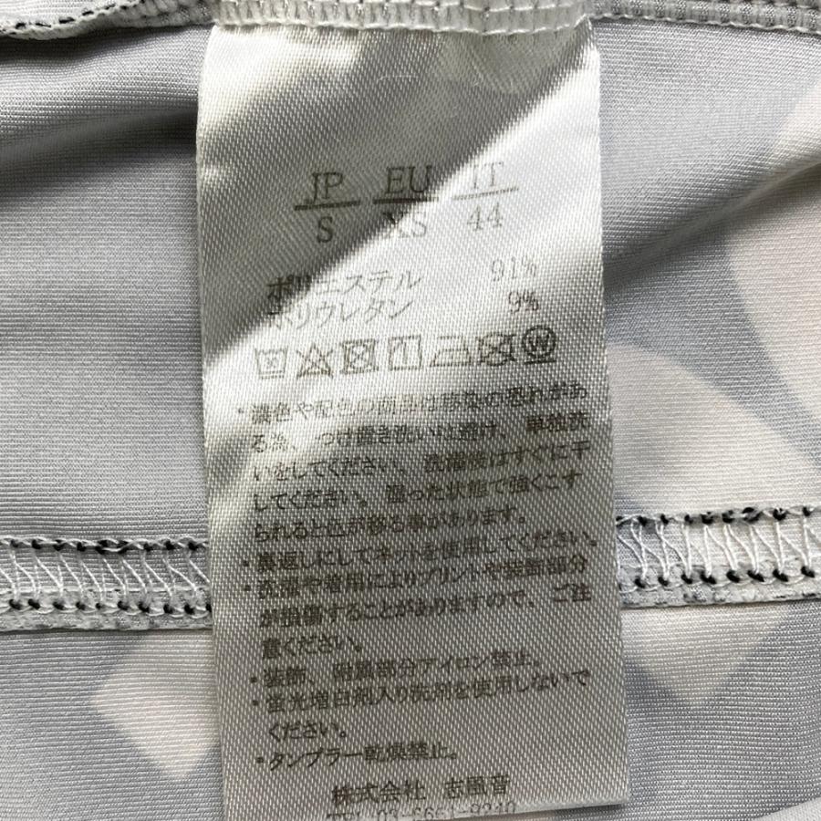 1PIU1UGUALE3 GOLF 半袖ポロシャツ 総柄 ブラック系 S ゴルフウェア
