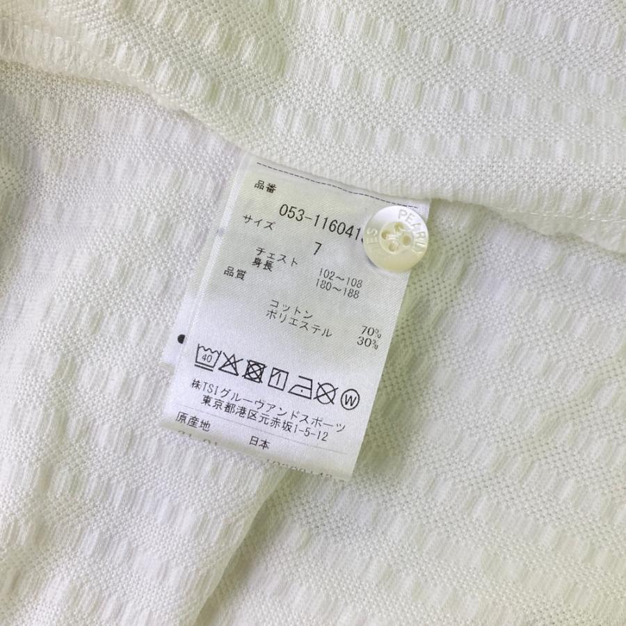 PEARLY GATES パーリーゲイツ 半袖ポロシャツ ホワイト系 7 ゴルフ