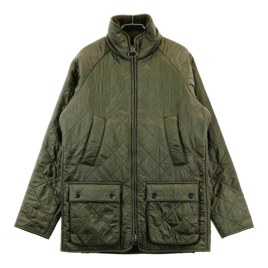 Barbour バブアー キルティング ジップジャケット カーキ系 36 メンズ