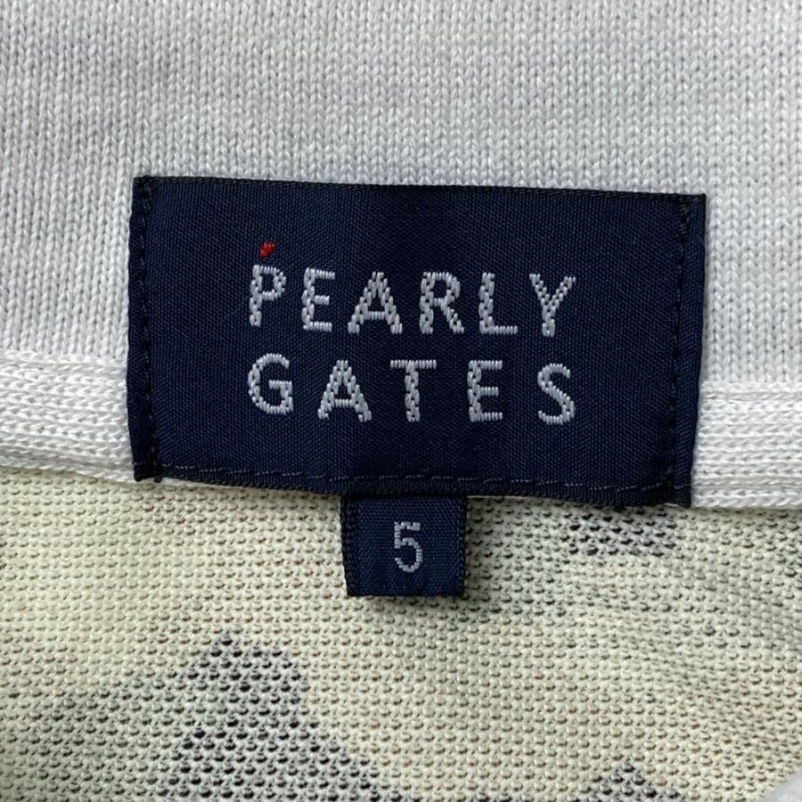 PEARLY GATES パーリーゲイツ 半袖ポロシャツ ニコちゃん 迷彩