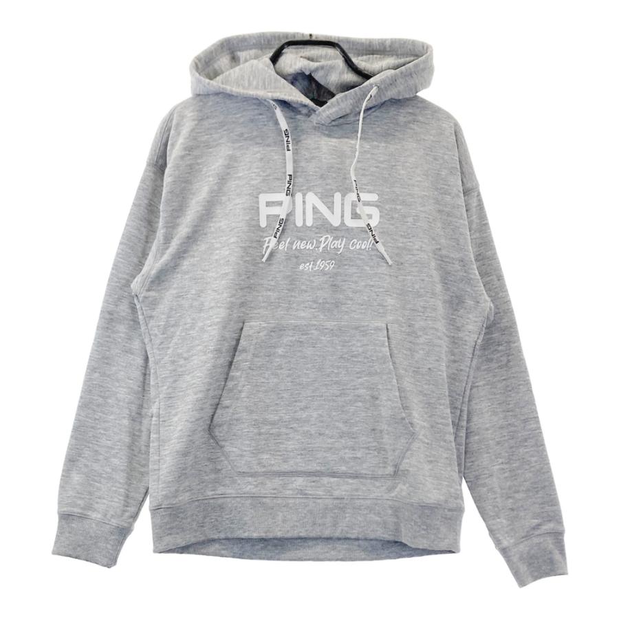 PING ピン 2025年モデル スウェットパーカー グレー系 M ゴルフウェア