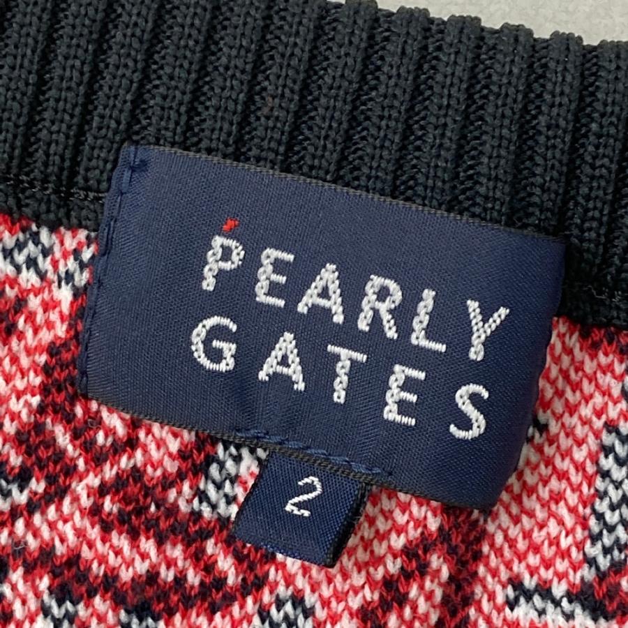 PEARLY GATES（パーリーゲイツ） ×PEANUTS Vネック ニットベスト