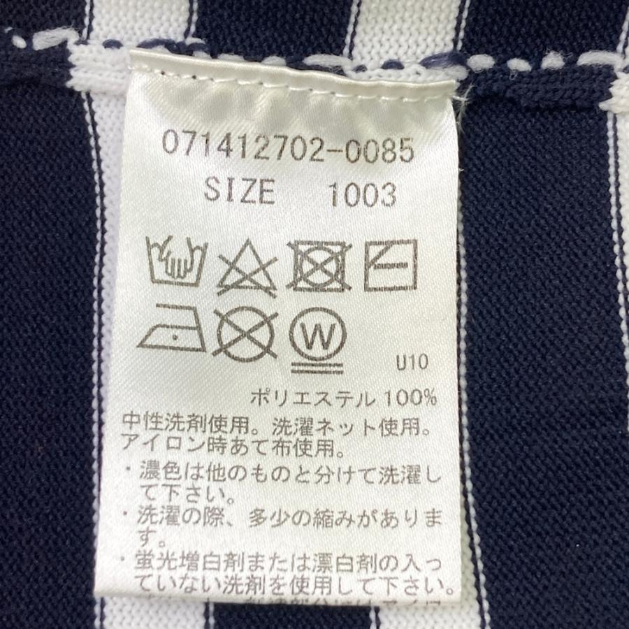 ZOY（ゾーイ） ニットセーター ボーダー柄 ネイビー系 3 ゴルフウェア