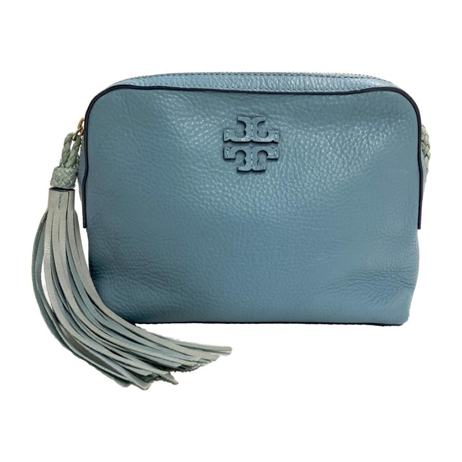 トリーバーチ キルティング ショルダーバッグ 青 ブルー TORY BURCH トリーバーチ ショルダーバッグ ブルー系 : ブランド古着
