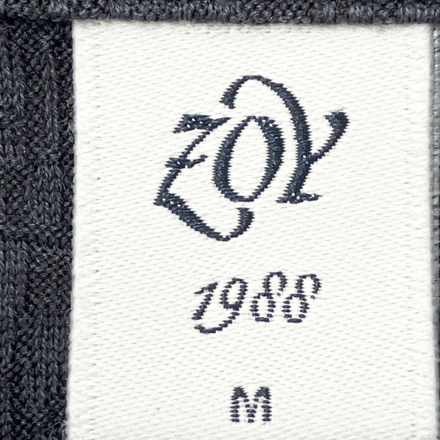 ZOY（ゾーイ） 半袖ポロシャツ 総柄 ネイビー系 M ゴルフウェア