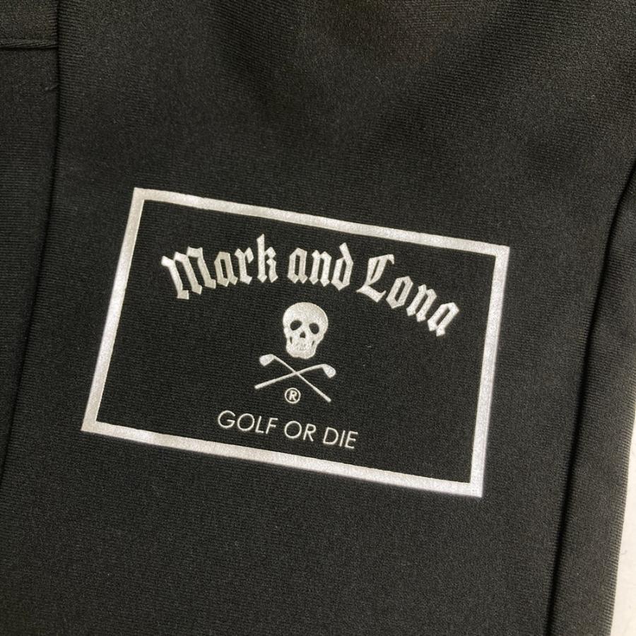 MARK&LONA（マークアンドロナ） 裏起毛 ストレッチパンツ ブラック系