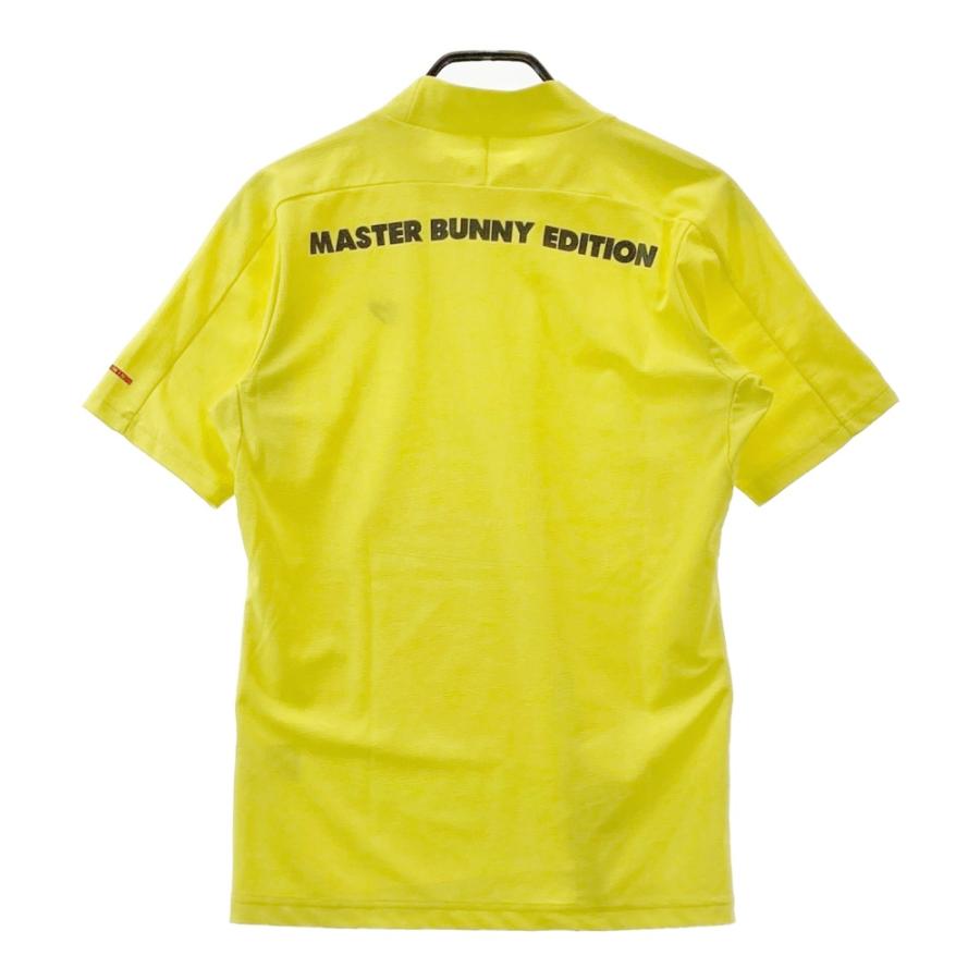 サイズ：4 MASTER BUNNY EDITION マスターバニーエディション  ハイネック 半袖Tシャツ  イエロー系 [240101703552] ゴルフウェア メンズ ストスト MASTER BUNNY EDITION マスターバニーエディション ハイネック 半袖T
