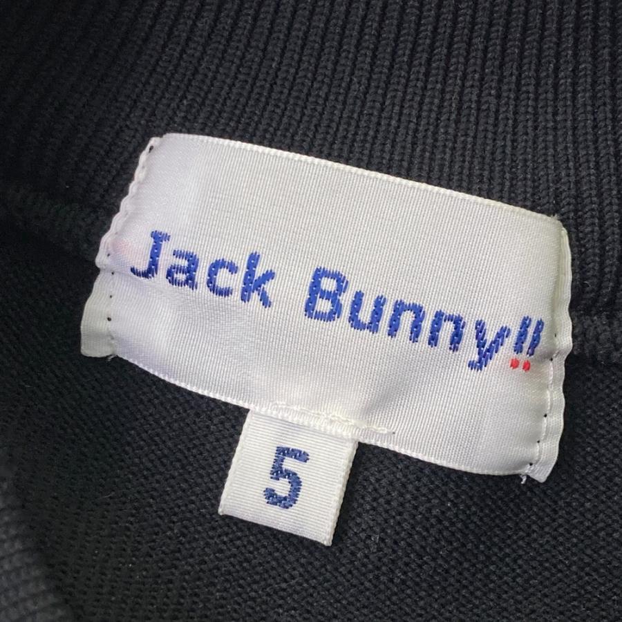 美品　Jack Bunny ゴルフセーター サイズ5 JACK BUNNY ジャックバニー ニットセーター ブラック系 5 ゴルフウェア