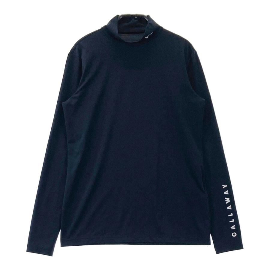 CALLAWAY キャロウェイ ハイネック 長袖 インナーTシャツ ブラック系 M