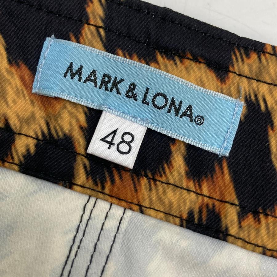 MARK&LONA マークアンドロナ 2024年 ハーフパンツ レオパード ブラウン