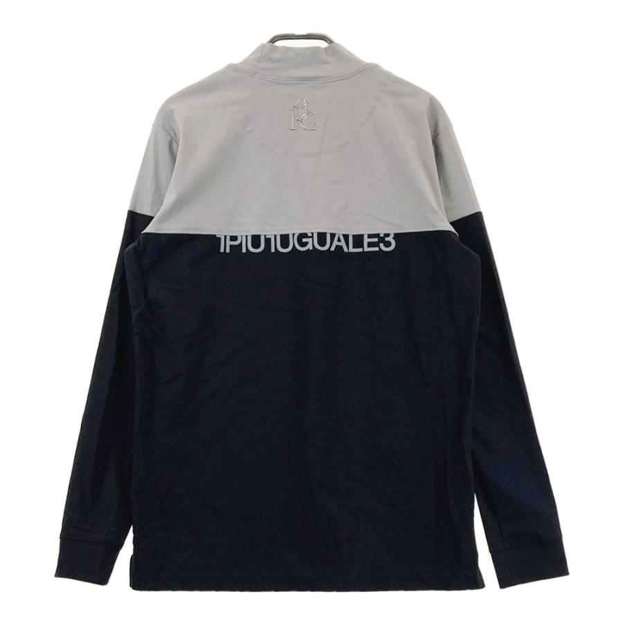 1PIU1UGUALE3 GOLF ハイネック 長袖Tシャツ ブラック系 4 ゴルフウェア